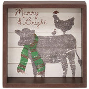 Believe In The Season Box Sign  (2 Count Assortment)