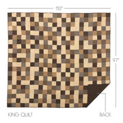 Kettle Grove King Quilt 110Wx97L