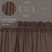 Kettle Grove Plaid Tier Scalloped Set of 2 L24xW36