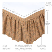 Millsboro King Bed Skirt 78x80x16