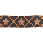 Arlington Runner Quilted Patchwork Star 13x48