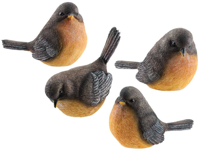 Large Resin Robin  (4 Count Assortment)