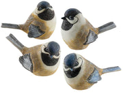 Resin Chickadee  (4 Count Assortment)