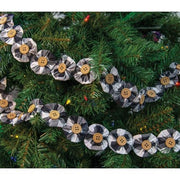 Black & White Buffalo Check Yo-Yo Garland