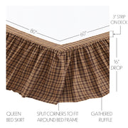 Prescott Queen Bed Skirt 60x80x16