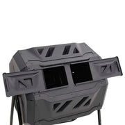 vidaXL Garden Compost Bin Black 28.7"x25.2"x37.4" 42.3 gal