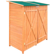 vidaXL Wooden Shed Garden Tool Shed Storage Room Large