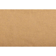 Burlap Natural Fringed Queen Bed Skirt 60x80x16