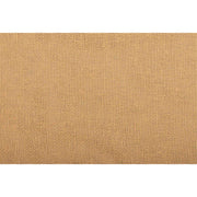 Burlap Natural Fringed Twin Bed Skirt 39x76x16