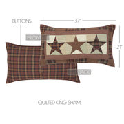 Abilene Star King Sham 21x37