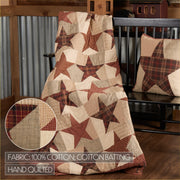 Abilene Star Quilted Throw 55x70