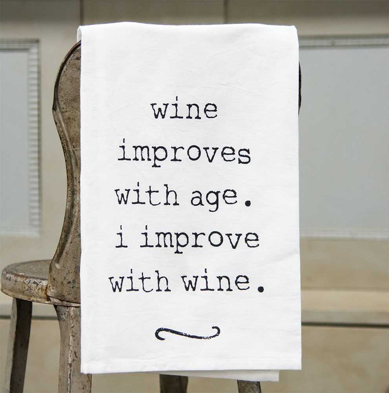 Wine Improves Dish Towel