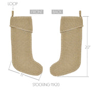 Nowell Natural Stocking 11x20