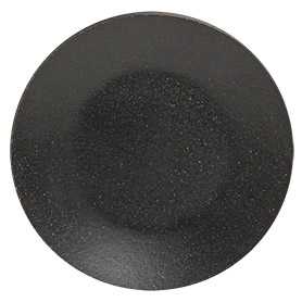Small Black Wooden Plate