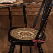 Tea Cabin Jute Chair Pad 15 inch Diameter Set of 6