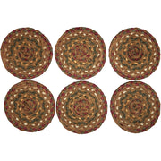 Tea Cabin Jute Coaster Set of 6