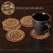 Tea Cabin Jute Coaster Set of 6