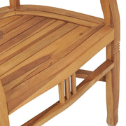 vidaXL 3 Piece Patio Dining Set Solid Teak Wood