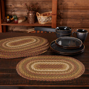 Tea Cabin Jute Placemat Set of 6 12x18