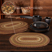 Tea Cabin Jute Placemat Set of 6 12x18