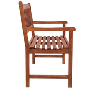 vidaXL Patio Bench with Cushion 47.2" Solid Acacia Wood