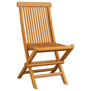 vidaXL Folding Patio Chairs 6 pcs Solid Teak Wood