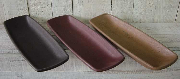 17" Squared Oval Tray (3 Count Assortment)