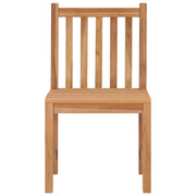 vidaXL Patio Chairs 8 pcs Solid Teak Wood