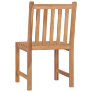 vidaXL Patio Chairs 8 pcs Solid Teak Wood