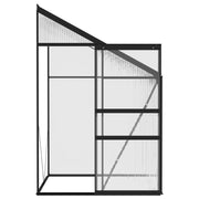 vidaXL Greenhouse Anthracite Aluminum 91.5 ft