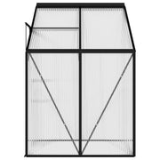 vidaXL Greenhouse Anthracite Aluminum 91.5 ft