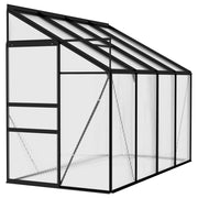 vidaXL Greenhouse Anthracite Aluminum 177.3 ft