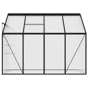 vidaXL Greenhouse Anthracite Aluminum 177.3 ft