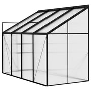 vidaXL Greenhouse Anthracite Aluminum 177.3 ft