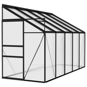 vidaXL Greenhouse Anthracite Aluminum 220 ft