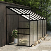 vidaXL Greenhouse Anthracite Aluminum 262.7 ft