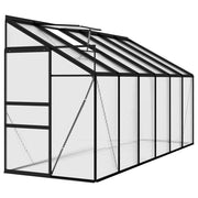 vidaXL Greenhouse Anthracite Aluminum 262.7 ft