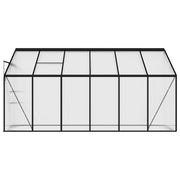 vidaXL Greenhouse Anthracite Aluminum 262.7 ft