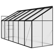 vidaXL Greenhouse Anthracite Aluminum 262.7 ft