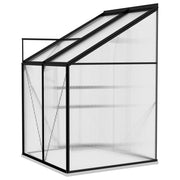 vidaXL Greenhouse Anthracite Aluminum 95.3 ft