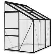 vidaXL Greenhouse Anthracite Aluminum 140.1 ft