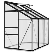 vidaXL Greenhouse Anthracite Aluminum 140.1 ft