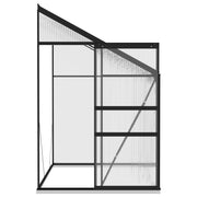 vidaXL Greenhouse Anthracite Aluminum 140.1 ft