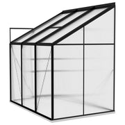 vidaXL Greenhouse Anthracite Aluminum 140.1 ft