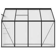 vidaXL Greenhouse Anthracite Aluminum 185 ft