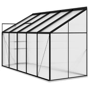 vidaXL Greenhouse Anthracite Aluminum 229.5 ft