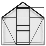 vidaXL Greenhouse Anthracite Aluminum 14.3 ft