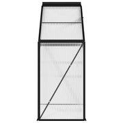 vidaXL Greenhouse Anthracite Aluminum 14.3 ft