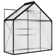 vidaXL Greenhouse Anthracite Aluminum 14.3 ft