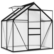 vidaXL Greenhouse Anthracite Aluminum 26.6 ft